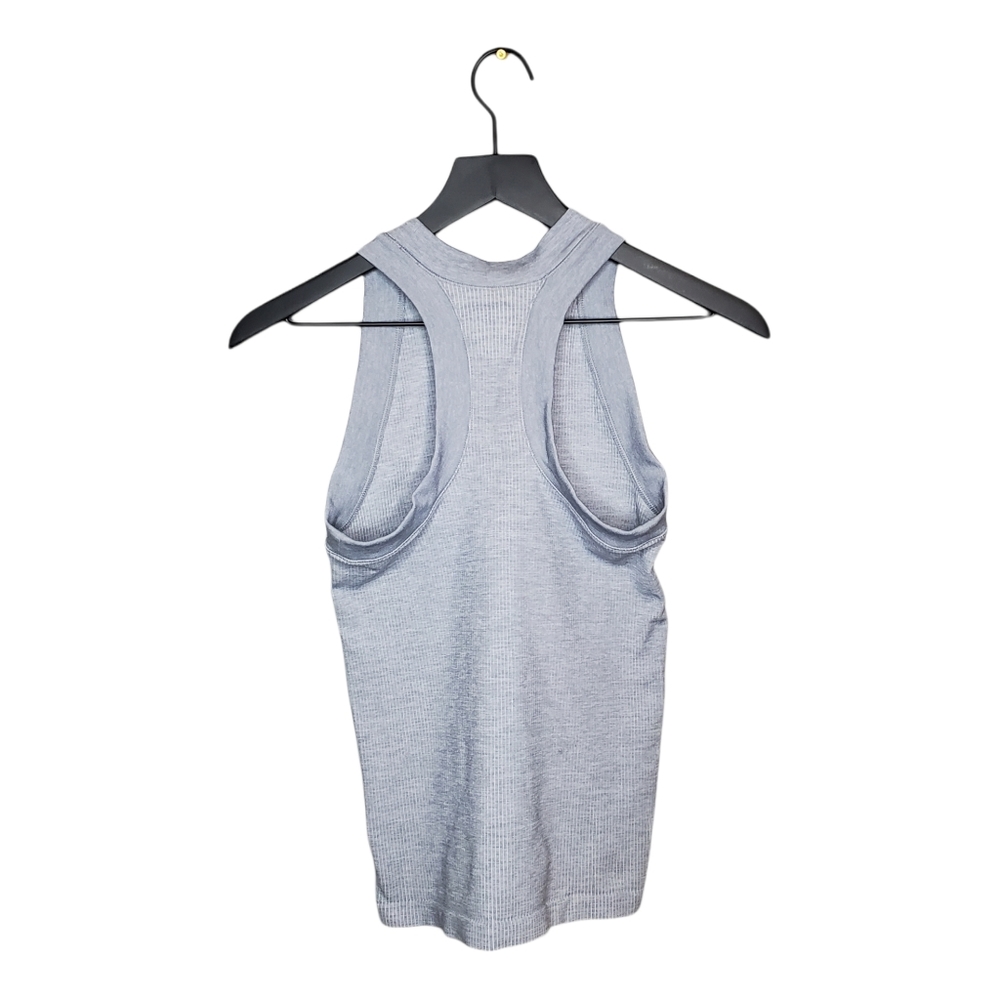 Athleta Renew Racerback Tank Women's Size Small Like New Light Grey Ribbed - Picture 3 of 12